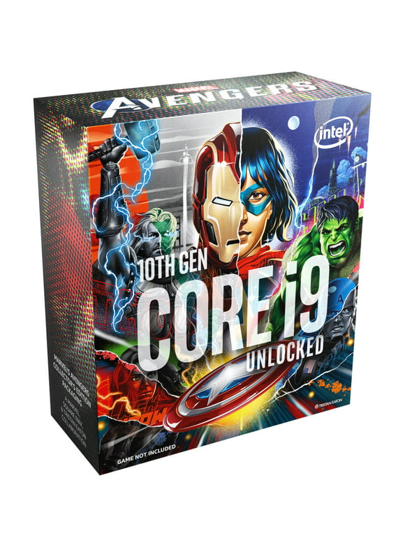 Intel BX8070110900KA Core i9-10900K Desktop Processor Avengers SE Box