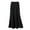 Black, variant on sunsanly Women High Waist Midi Skirt Smooth Satin A-Line Fishtail Skirt Hip Wrapped Solid Color Large Hem Skirt Workwear