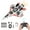 White, variant on RC Plane 2.4GHZ Radio Control Helicopter 360°Flip Jet Fighter Foam Remote Control Airplane with LED Lights RC Toy Gift for Kids, Spinning Helicopter