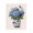 Songbird Perched on Hydrangeas, variant on Stupell Industries French Country Blue Bird & Hydrangea Vase Black Framed Print Under Glass, 13 x 16, by Imagine It Images
