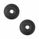 thumbnail image 1 of Par de Discos Tayga Estandar 2.5 LB Color Negro 30mm Ajustables, 1 of 4