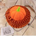 thumbnail image 3 of Simulated Pumpkin Pillow Plush 11.8 inch Cushion Fall Decorations Stuffed Throw Pillows, Thanksgiving Christmas Halloween Bedroom Sofa Couch, Pumpkin Toy Gifts for Women Kids, 3 of 7