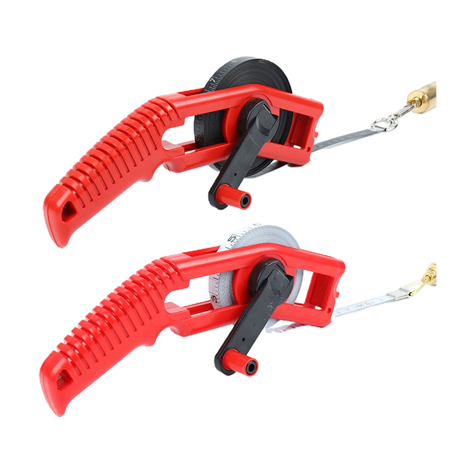 Oil Gauging Tapes Measuring Ruler Tape Measure Carbon Steel Plastic Handle Accuracy Oil Gauging Tape 15/20/30/50M