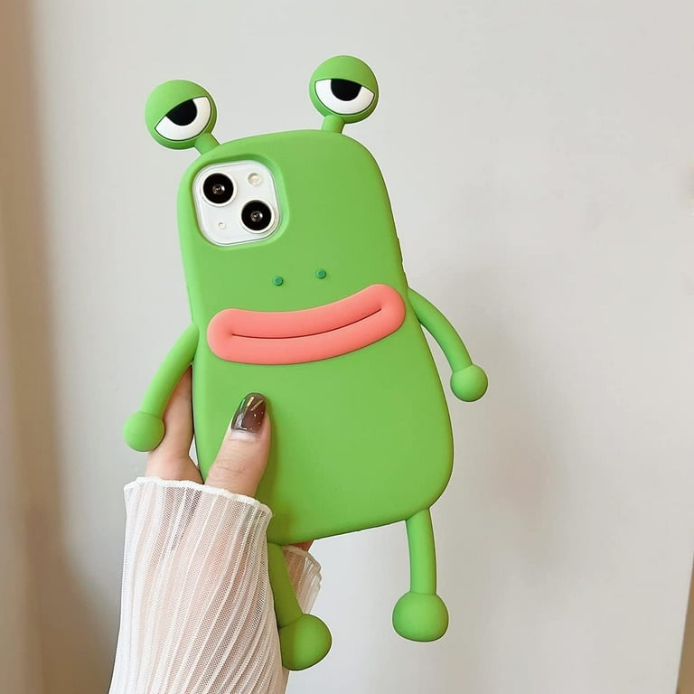 for iPhone 14 Kawaii Phone Case 3D Cartoon Cute Green Frog Phone Case Soft Silicone Unique Fun Cover Case for Women Girls Slim Fit Anti-Drop Protective Case for iPhone 14 - Walmart.com for iPhone 14 Kawaii Phone Case 3D Cartoon Cute Green Frog Phone Case Soft Silicone Unique Fun Cover Case for Women Girls Slim Fit Anti-Drop Protective Case for iPhone 14 - Walmart.com