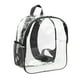 thumbnail image 2 of Bolsas de Almacenamiento Grandes Mochila Transparente con Función de Mochila de Estudiante Visible, Mochila Al Aire Libre con Múltiples Bolsas de Almacenamiento de Pvc Bolsa de Plástico de Almacenamie, 2 of 5