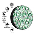 thumbnail image 4 of Yiaed Cactus Plants Print Tire Wheel Cover, Waterproof Spare Tire Cover Fit for Jeep, Truck,Trailer, RV, SUV, Camper and Most Vehicle-14 inch, 4 of 6