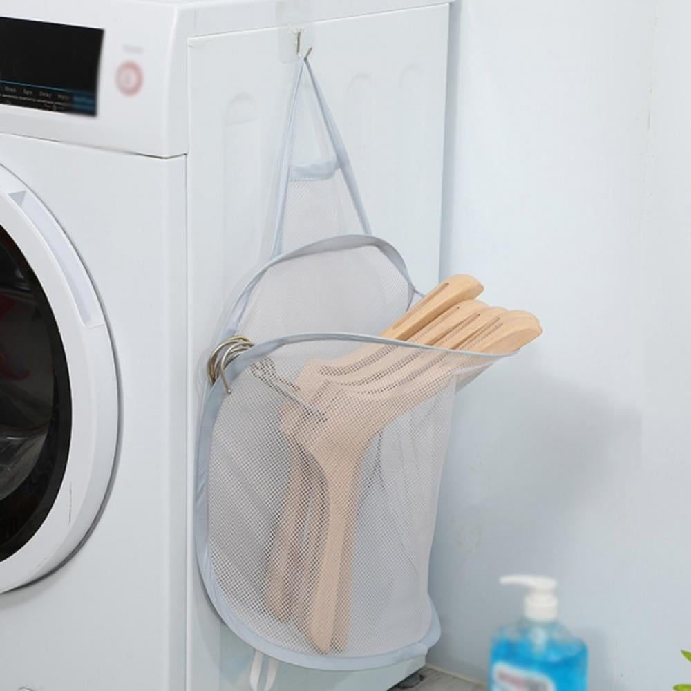 Popvcly Popup Mesh Laundry Basket, Collapsible and Portable Clothes Bag