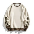 thumbnail image 2 of YUELONGHU Men Casual Crew Neck Pullover 1/4 Zip Pullover Men Mens Autumn and Winter Round Neck Hoodless Sweatshirt Casual Round Neck Color Blocking Long Sleeve Hoodless Sweatshirt S, 2 of 5