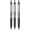 Black, variant on Precise V5 RT Retractable Rolling Ball Pens, Extra Fine Point (.5mm), Assorted Colors Black/Blue Ink, 3-pk; Premium Comfort Grip, Bundle with Plastic Reusable Pouch