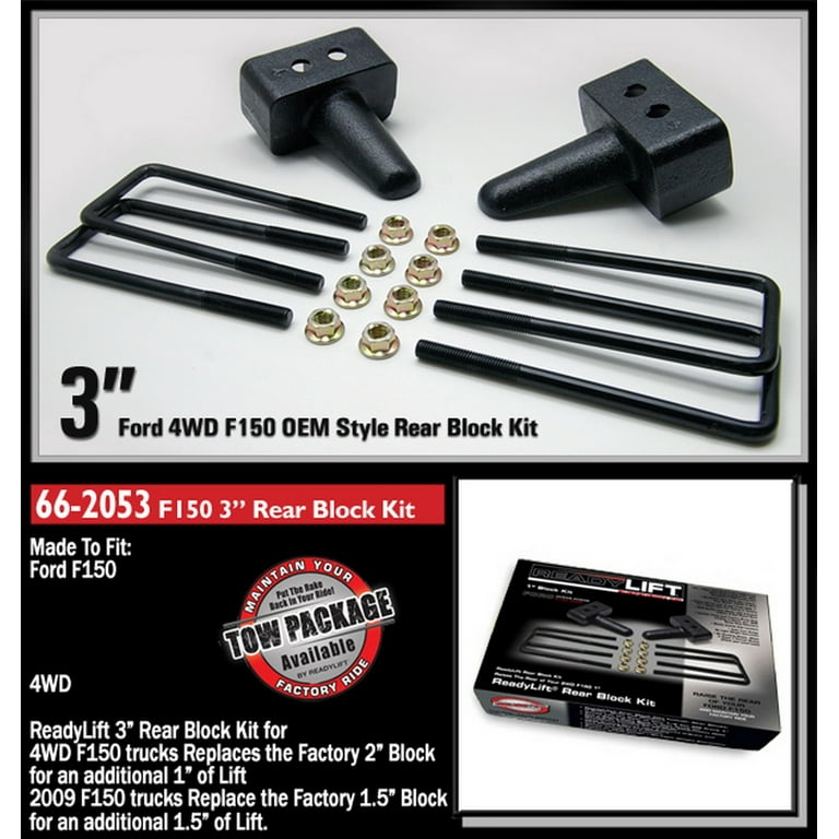 ReadyLIFT Rear Block Kit- 04-20 F150 4WD 3 ReadyLIFT Rear Block Kit- 04-20 F150 4WD 3