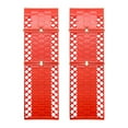 thumbnail image 3 of Paquete de 2 tablas de tracción perfecl plegables antideslizante roja para coches y camionetas, 3 of 8