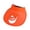 Orange, variant on UPF50 oversized brim sun visor hat with built-in 3-speed adjustable cooling fan usb rechargeable for women outdoor