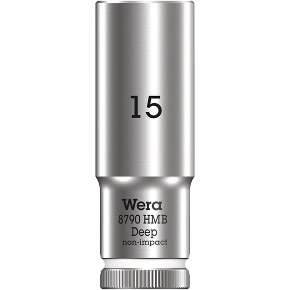 8790 HMB Deep (3/8"-6-point) 3/8" Deep Socket SW 15 white