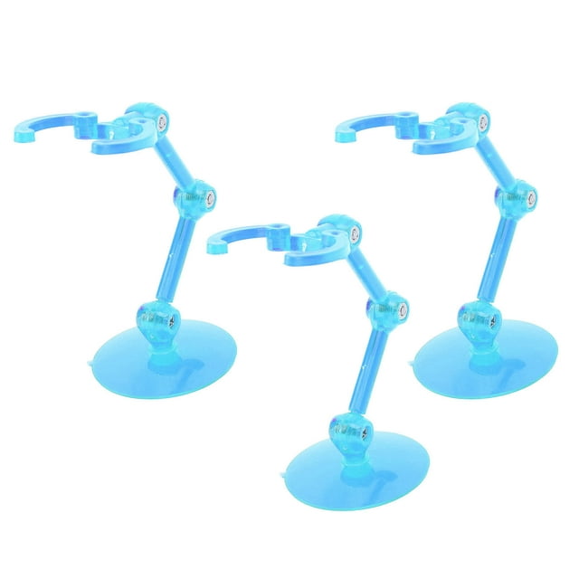 10 Pcs Support de Figurine d'Action, Support de Figurine d'Action en Plastique Léger et Portable, Support de Modèle de Poupée Mini Robuste et Ajustable pour Collection de Figurines d'Anime