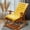 Yellow, variant on Kraoden Super Soft Rocking Chair Cushions, Comfy Indoor Outdoor Recliner Pad, Polyester Cushion for Garden, Patio, Living Room, Office