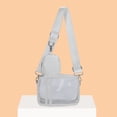 thumbnail image 3 of Bolso Mano Femenino Correa Ajustable PVC Transparente para Adolescentes Adultos, 3 of 9