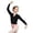 Black, variant on Kids V Neck Pullover Knit Ballet Sweater, Fall Winter Long Sleeve Dance Warm Up Top, Gymnastics Cardigan for Girls Purple 3-5 Years