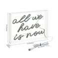 thumbnail image 6 of All We Have Is Now 14" X 10" Contemporary Glam Acrylic Box USB Operated LED Neon Light, White, 6 of 7