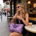 thumbnail image 6 of NWOKYZGH Women's Sequin Evening Bag, Sparkly Shoulder Bag, Bling Handbag, Glitter Clutch Purse for Party Prom Wedding, 6 of 6