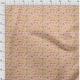 thumbnail image 3 of oneOone Silk Tabby Fabric Mushroom|Leaves & Floral Clip Art Print Fabric by Yard 42 Inch Wide, 3 of 4
