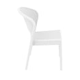 thumbnail image 3 of Compamia Daytona Resin Wickerlook Patio Dining Chair in White, 3 of 12