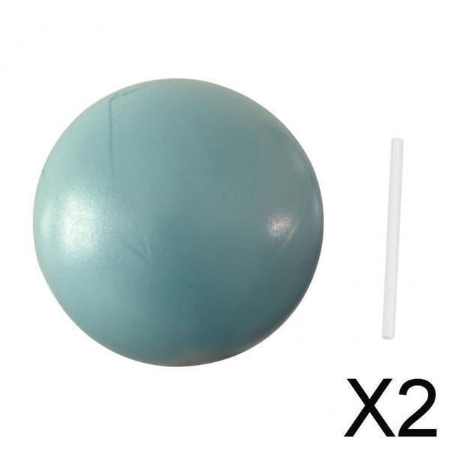 2x Pelota de Pilates Pequeña, Pelota de Ejercicio, Pelota de Yoga de Alta Resistencia Gruesa, Pelota de Núcleo para Estabilidad, Entrenamiento de Núcl 2 piezas