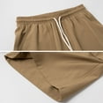 thumbnail image 5 of Vcansion Men's Casual Sports Short Running Quick Dry Shorts Elastic Waist with Pocket Dark Khaki 41-42, 5 of 6