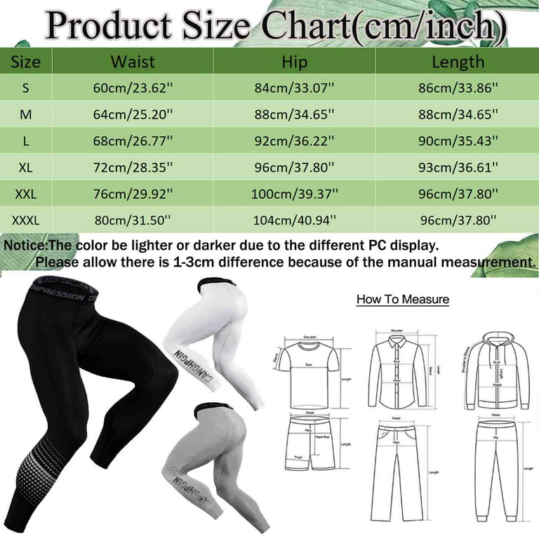 Pants - Size Chart – Chalk Line Apparel