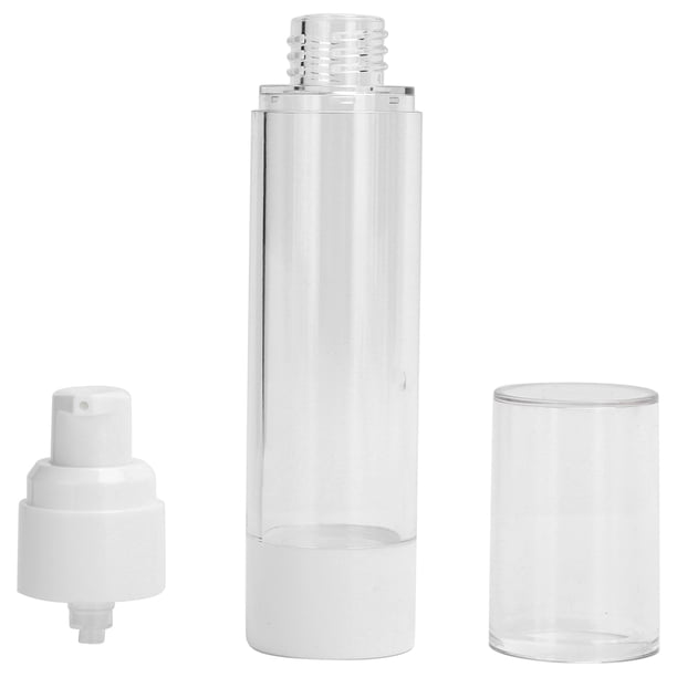 Contenedor de dispensador Transparente, 50 ml 6 piezas de botellas de loción vacía botella de bomba vacía de calibre para el tamaña de vije cosmética