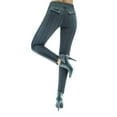 thumbnail image 2 of MeMoi Herringbone Chic Wide Waistband Leggings - Womens - Female (Medium/Large, Black), 2 of 2