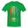 thumbnail image 5 of Level 13 Unlocked Men'S Basic Short Sleeve T-Shirt Green 6x-Large, 5 of 5