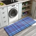 thumbnail image 3 of Blue Checkerboard Checkered Pattern Kitchen Rug Mat,Kitchen Runner Rugs Non Skid Washable,Decorative Kitchen Floor Mats for Kitchen,Sink,Laundry,17"x47.2", 3 of 7