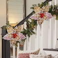 thumbnail image 6 of Gingerbread Poinsettia Christmas Decorations,Gingerbread Flowers Tree Picks Ginger Bread Christmas Tree Ornaments,gingerbread christmas decorations,for Xmas New Year Wreath Garland Home Vase Decor, 6 of 7