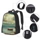 thumbnail image 2 of Easygdp Serene Coastal Blue Sky Mochila de Gran Capacidad Minimalista Ideal para Escuela, Viajes y Uso Diario, 2 of 6
