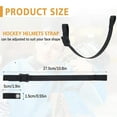 thumbnail image 7 of Hockey Helmet Chin Strap Single Snap Ice Hockey Helmet Chin Strap Detachable Chin Strap Hockey Helmet Accessory, 7 of 7