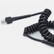thumbnail image 2 of Cable Ethernet de 1000 Mbps RJ45 Cat6 8P8C UTP Macho A Macho, Cable en Espiral Estirado, Par Terminado, Cat6 Monitor, 2 of 6