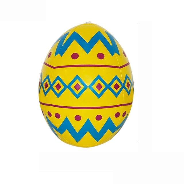 Decoraciones Inflables Al Aire Libre Del Patio de las Vacaciones Huevo de Pascua Inflables Del Patio de las Decoraciones de los Huevos de Pascua Grandes de 13,8 Pulgadas con Colores para la Fiesta Al