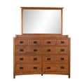 thumbnail image 3 of A-America Mission Hill Dresser & Mirror, Harvest, 3 of 8