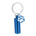 thumbnail image 2 of Llavero conmemorativo con forma de pata de perro, colgante de joyería para cenizas, práctico colgante de joyería Azul, 2 of 9