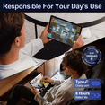 thumbnail image 2 of Latest 11-inch Android Tablet, 256GB ROM, HD Display, Octa-Core Processor, Dual Cameras, Stereo Speakers, 5GWIFI, 2 of 7