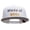 White, variant on Class of 2021 Embroidered Cotton Flat Bill Snapback Cap - Black OSFM