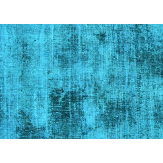 Ahgly Company Indoor Rectangle Abstract Light Blue Modern Area Rugs, 2' x 3'