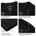 thumbnail image 4 of Cottmark Men’s Crew Neck Classic Soft T-Shirt, Black, Size 4XL, 1-Pack, 4 of 9