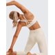 thumbnail image 3 of Sostén CRZ YOGA Naked Feeling con tirantes y copas acolchadas para yoga Blanco XL, 3 of 6
