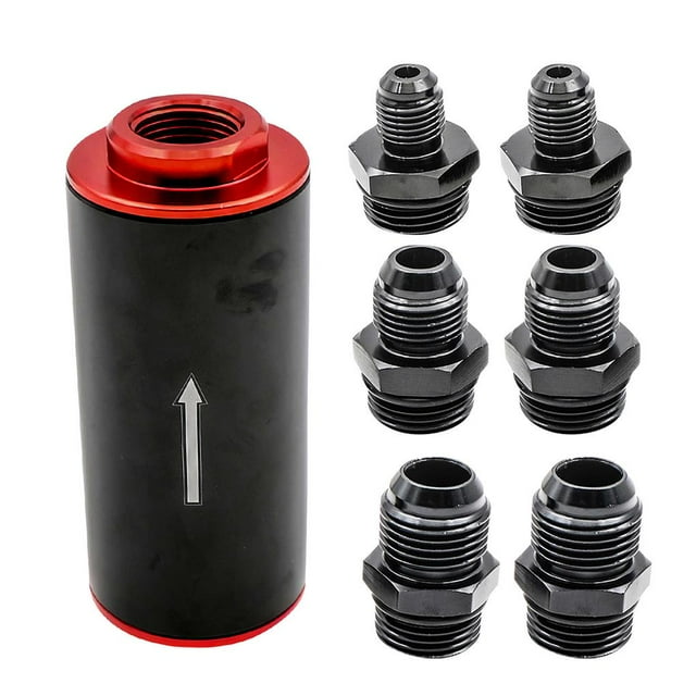 Filtro De Combustible, Filtro De Aceite De Motor Modificado Automotriz, Motores Generales, Filtro De Combustible De 50Mm, Elemento De Filtro De Aceite, Filtro De Combustible De Coche De Acero Eigraketly VI005313-00