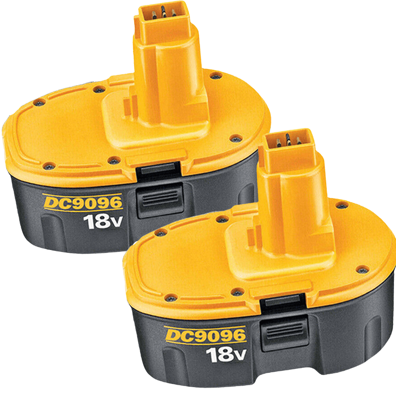 For Dewalt 18V XRP Ni MH Rechargeable Battery DC9096 2 pack Cordless Tool compatible with DC9098 DC9099 DC9096 2 Walmart