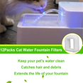 thumbnail image 4 of Filtros de repuesto para fuentes de agua Poweka, 12 paquetes, 4 of 7