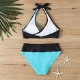 thumbnail image 5 of Enjoytime Womens Swimsuits Cute Halter 2 Piece Bikini Sets for Women Modest Plus Size Bathing Suit Summer Athletic Swimwear, 5 of 5