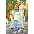 thumbnail image 4 of Caballo hinchable 3D DOINIDAMI para decoración de fiesta, color beige, 4 of 9
