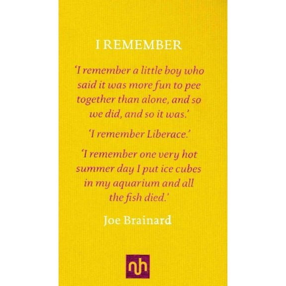 I Remember (Nhe Classic Collection) (Hardcover)